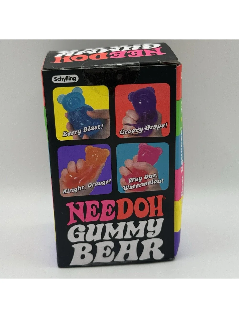 Schylling - Needoh Gummy Bear: Pink *See Photos/Description* Viral Squishy RARE